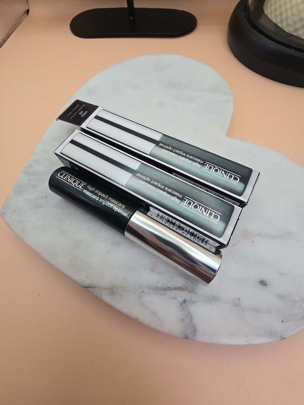 2x Clinique High Impact Mascara 01 Black 0.28 oz